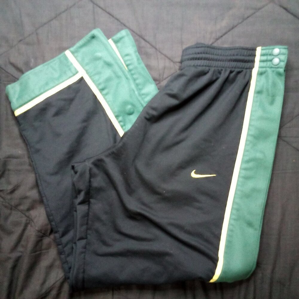 Vintage Nike Oregon Ducks Snap Sweat Pants Joggers Trainers